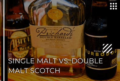 difference between single malt and double malt